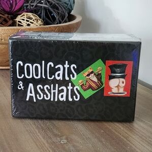 🎉😼💥 CoolCats & AssHats Card Game – New in Original Packaging - Party game